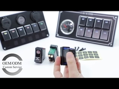 Dc 12v / 24v Automatyczny przełącznik rocker Aluminiowy 5 pin