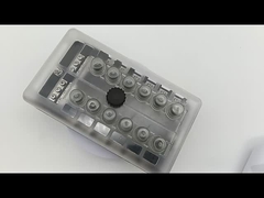 Standardowa skrzynia bezpieczników blade z pozytywnymi i negatywnymi paskami przenośnymi - 12-drogowa skrzynia bezpieczników z negatywnym pasem przenośnym