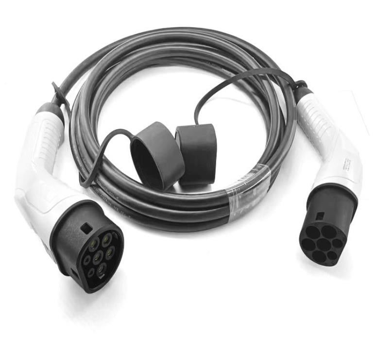 Dostosowany kabel do pojazdu elektrycznego o długości 5 m, typ 2 do typu 2, kabel ładujący EV