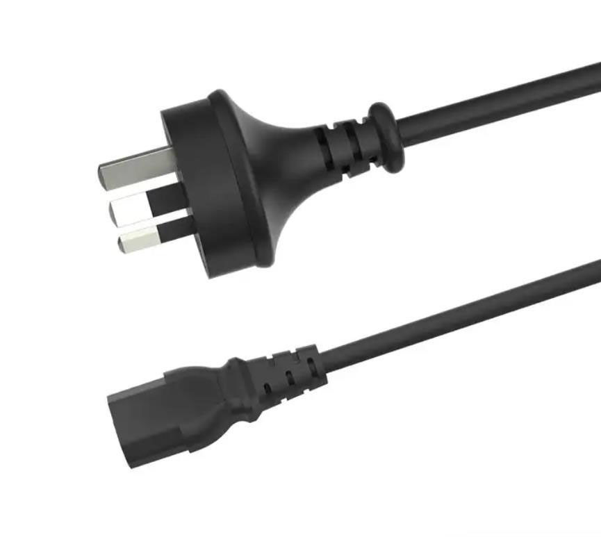 Australijskie przewody zasilające AC OEM Przedłużacz SAA o średnicy 0,75 mm w izolacji PVC