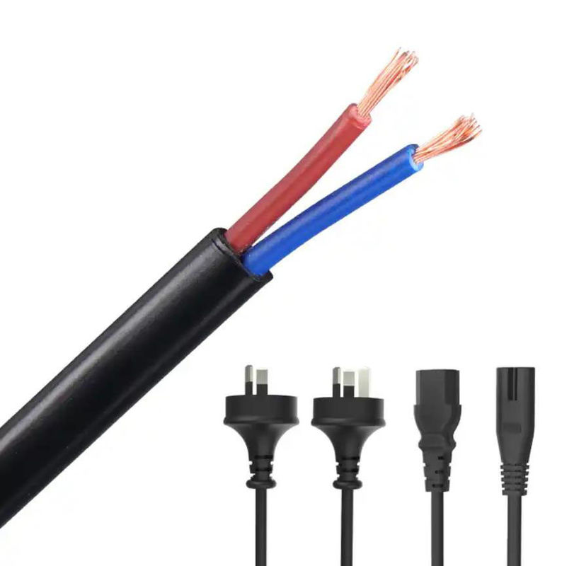 Australijskie przewody zasilające AC OEM Przedłużacz SAA o średnicy 0,75 mm w izolacji PVC