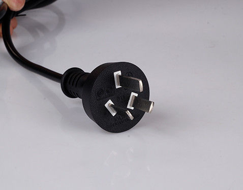 Australijskie przewody zasilające AC OEM Przedłużacz SAA o średnicy 0,75 mm w izolacji PVC