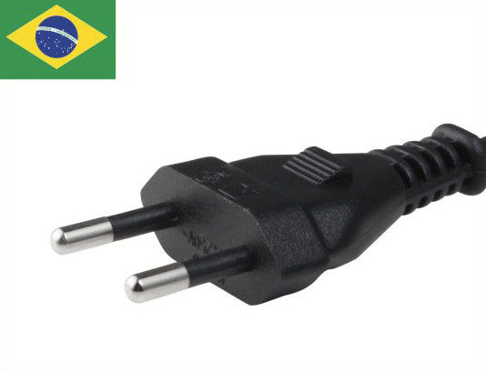 Dostosowany brazylijski kabel zasilający 1,5 m / 1,8 m / 2 m Kabel zasilający AC