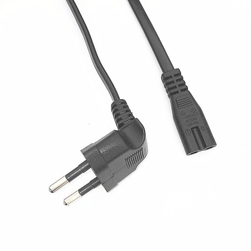 Czarny amerykański przewód zasilający 1,5 m 3-pinowy kabel zasilający do laptopa