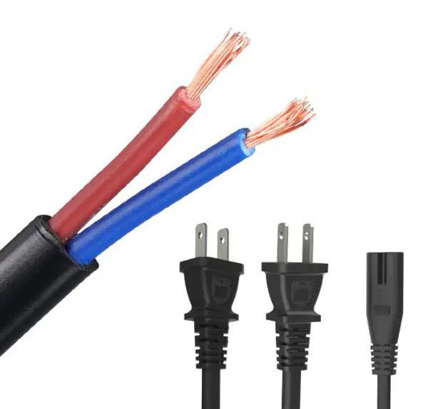 Przedłużacz kabla zasilającego PVC NEMA Japan, typ C13 18awg
