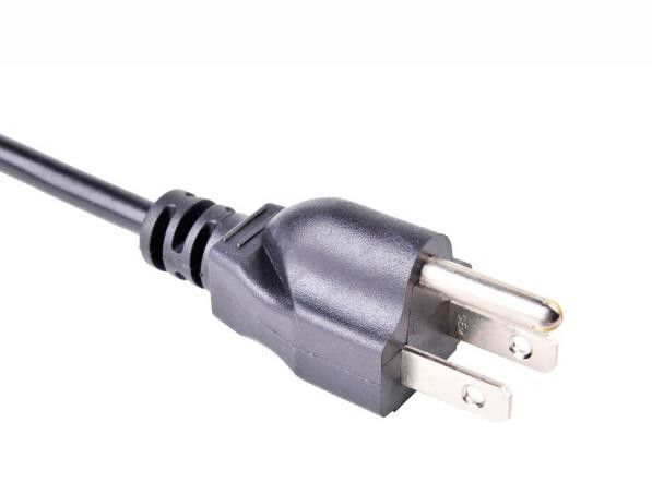 Przewody zasilające 300 V w Japonii, trzy wtyczki, 3-żyłowy przedłużacz kabla zasilającego, 18 Awg
