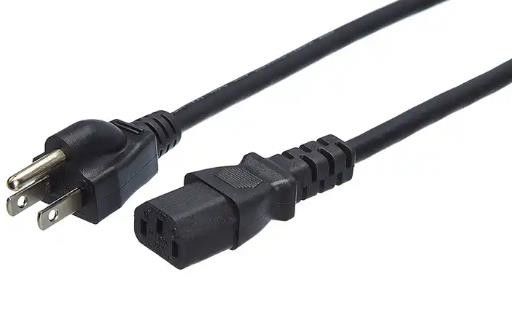Kable zasilające IEC US Wodoodporny 3-pinowy kabel zasilający do komputera 250 V