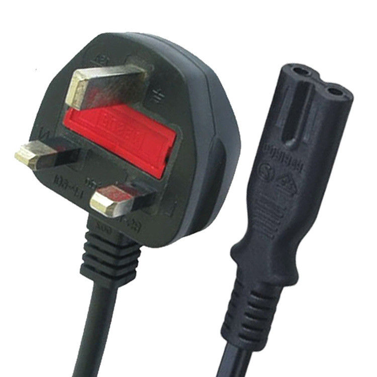 Kable zasilające IEC UK, 1,5 m, 3-bolcowy kabel zasilający, 5 stóp