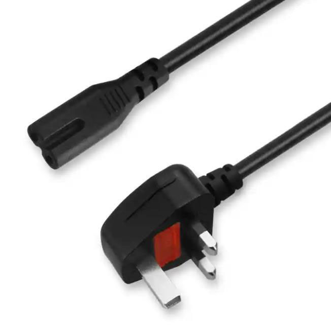 Kable zasilające IEC UK, 1,5 m, 3-bolcowy kabel zasilający, 5 stóp