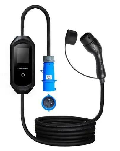 Typ 2 1p 32a 7kw 3p 16a 11kw 32a 22kw Wallbox Szybkie ładowanie elektryczne Samochód EV Stacja ładowania