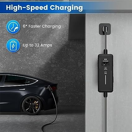 3.5KW 16A 7KW 32A Podłącza do aplikacji domowych Ładowarka elektryczna samochodowa typu 2 Ac Ev Przenośna ładowarka
