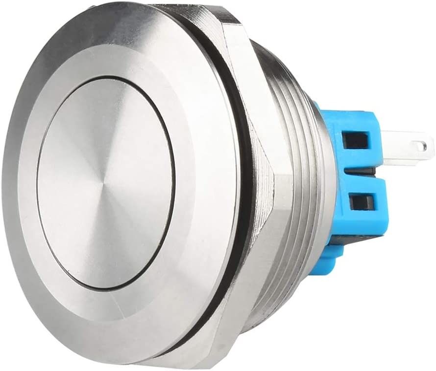 Włączanie i wyłączanie Metalowe przełączniki przyciskowe Podświetlana dioda LED typu pierścieniowego 30 mm