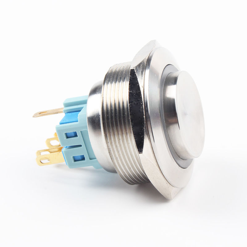 Włączanie i wyłączanie Metalowe przełączniki przyciskowe Podświetlana dioda LED typu pierścieniowego 30 mm