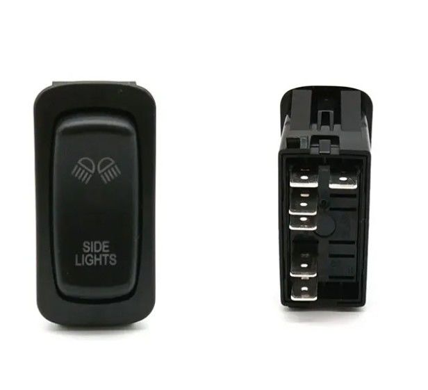Carling Style Car Rocker Switch 12v 20a 24v 10a Czerwony okładka Czerwony światło LED Tablica rozdzielcza Alarm awaryjny