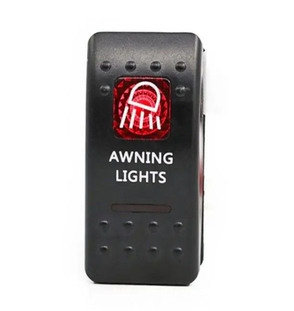 12V 24V Oświetlone niebieskie światło LED Symbol wodoodporny laserowy włącz/wyłącz Rocker Łódź Przełącznik dla samochodu Łódź Marine RV