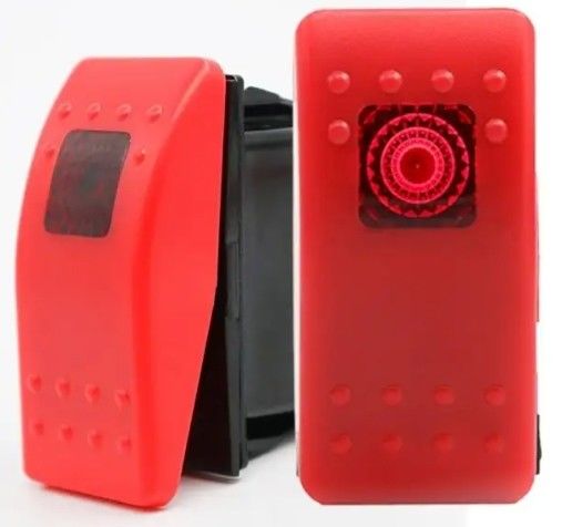 12V 24V Oświetlone niebieskie światło LED Symbol wodoodporny laserowy włącz/wyłącz Rocker Łódź Przełącznik dla samochodu Łódź Marine RV