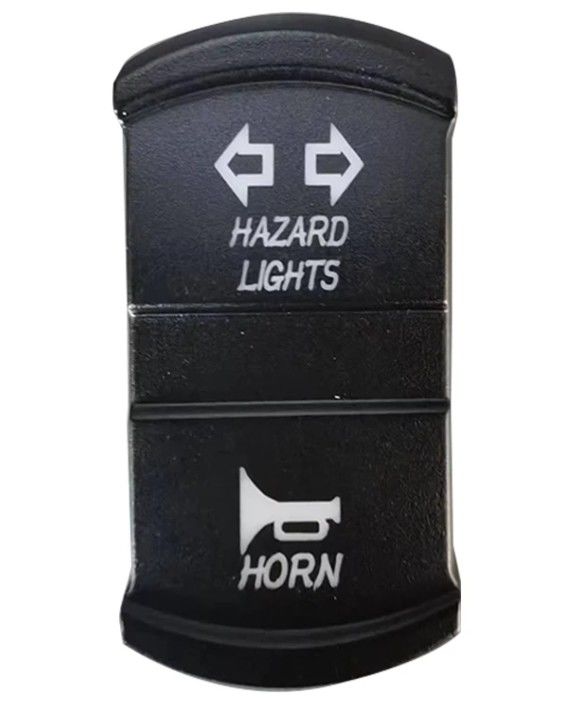 Nowy styl Custom DIY Icon DC 12V 7Pin ON-OFF LED Blue Light Turn Signal Rocker Switch Dla samochodów 4X4 Łodzi ciężarówek