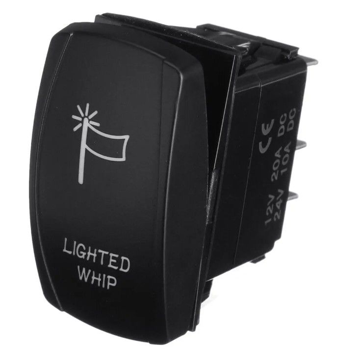 12V 24V OEM Symbol Customized Marine Led Waterproof 24 Volt Marine 4 Pin 5Pin Onoffon Rocker Switch
