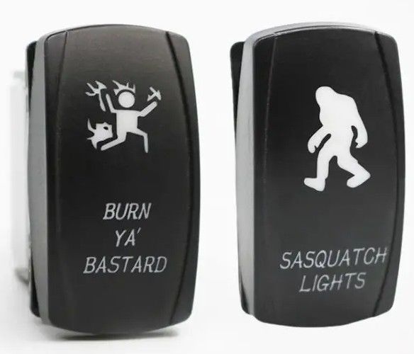 12V 24V OEM Symbol Customized Marine Led Waterproof 24 Volt Marine 4 Pin 5Pin Onoffon Rocker Switch