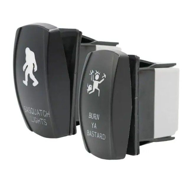 12V 24V OEM Symbol Customized Marine Led Waterproof 24 Volt Marine 4 Pin 5Pin Onoffon Rocker Switch