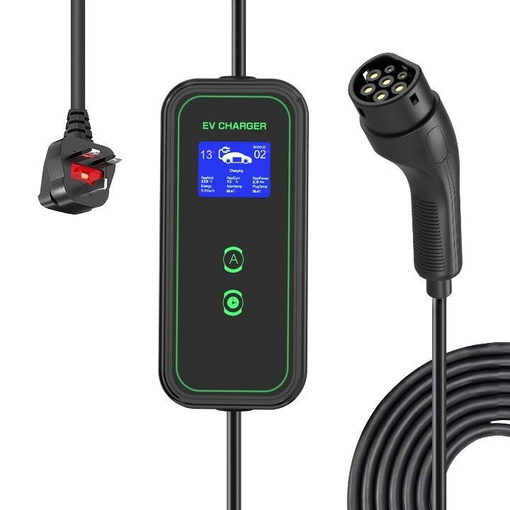 3.5KW 7KW 11KW Europejski standardowy wtyczka Typ2 Przenośny kabel ładowania prądu przemiennego do domu Przenośny ładowarka EV 7KW Tpe Jacket