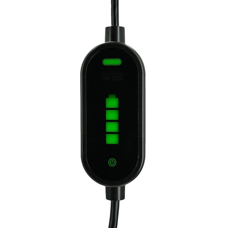 Przenośne ładowarki EV 7KW Tpe Jacket IEC 62196 Type2 2.4 Quot LCD CE TUV ROHS