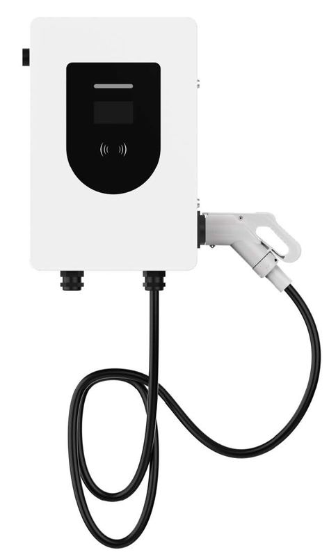 30kW IP54 CCS Na ścianie zamontowany ładowarka prądu stałego 4G Ethernet 5M CHAdeMO DC EV