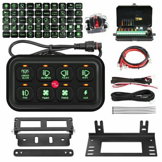 Materiał ABS 8 Panel przełącznika Gang Spod 600w Typ przełącznika kombinacyjnego