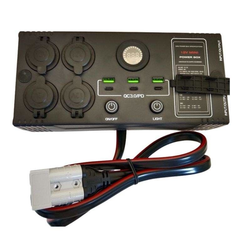 Przenośny USB QC3.0 PD Przełącznik sterowania DC DC ładowarka Mini Power Box z skrzynką sterowania
