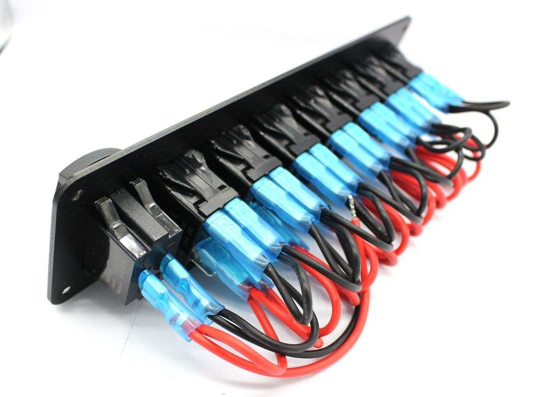 Panel przełącznika Gang Rocker DC 12V 7 z 4,8 ampera podwójnym ładowarką USB LED