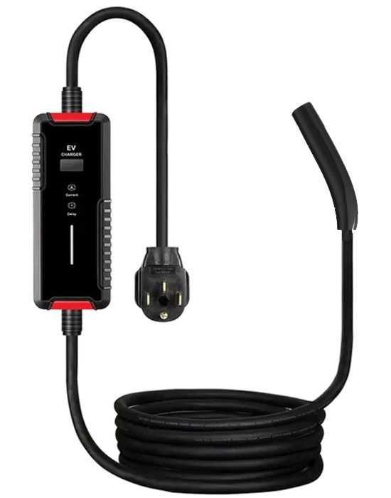 Inteligentne przenośne ładowarki Tesla NACS EV 240V AC 16A/32A/40A SAE J3400 Ładowarka samochodu elektrycznego