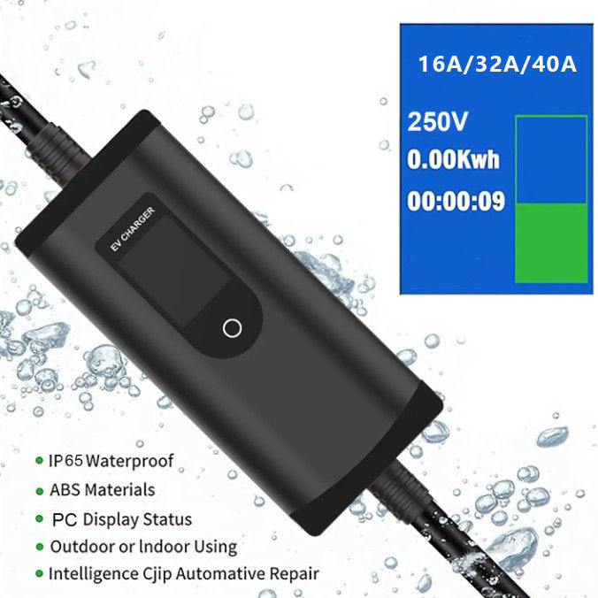 NOWA 32A 7kW Ładowarka GBT EV Elektryczny pojazd Stacja szybkiego ładowania EVSE Przenośna ładowarka EV