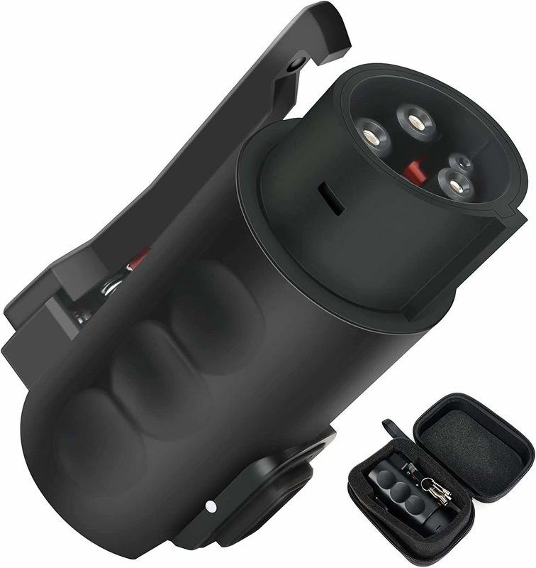 80A 240v AC Tesla ładowarka Konektor Ev Adapter Ładowarka Tesla Do J1772 Adapter dla Tesli