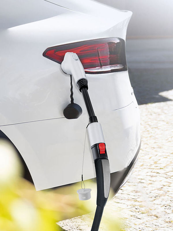 Przenośny bezpieczeństwo 60A 250V Tesla do Typ1 EV ładowarki Adapter z kablem do ładowarki samochodu elektrycznego