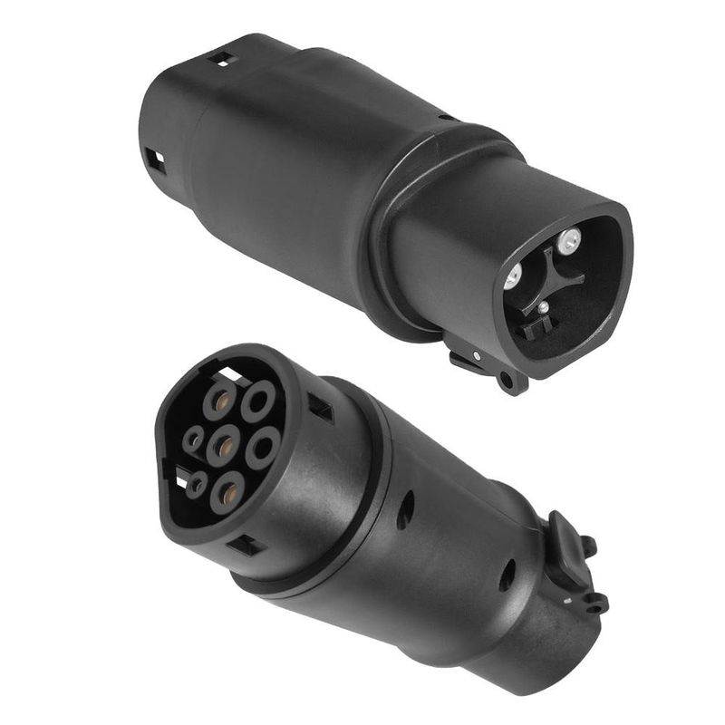 Tesla do typu 2 Adapter do ładowarki 60A max Złącze 14kw Ev wtyczka Szybkie ładowanie