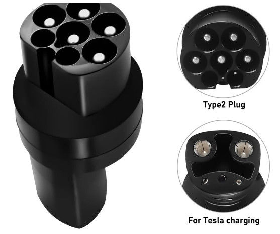 Europe typ 2 do Tesla ładowanie samochodów elektrycznych typ 2 adapter prądu stałego dla TESLA
