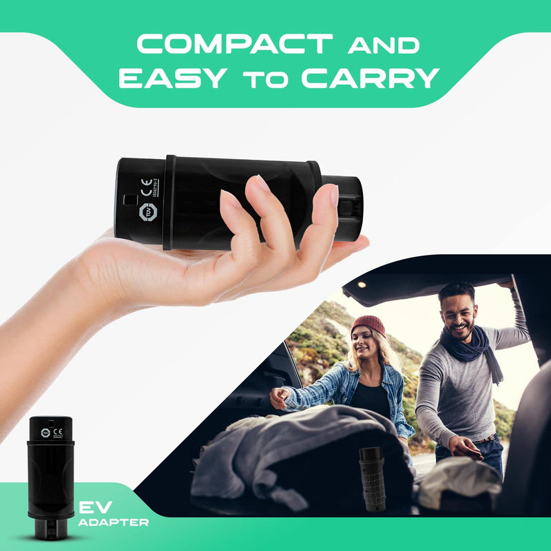 Adaptator EV Ładowarka EV SAE J1772 Typ 1 do IEC 62196 Typ 2 Kompatybilny z łącznikiem ładowania TYPU 1