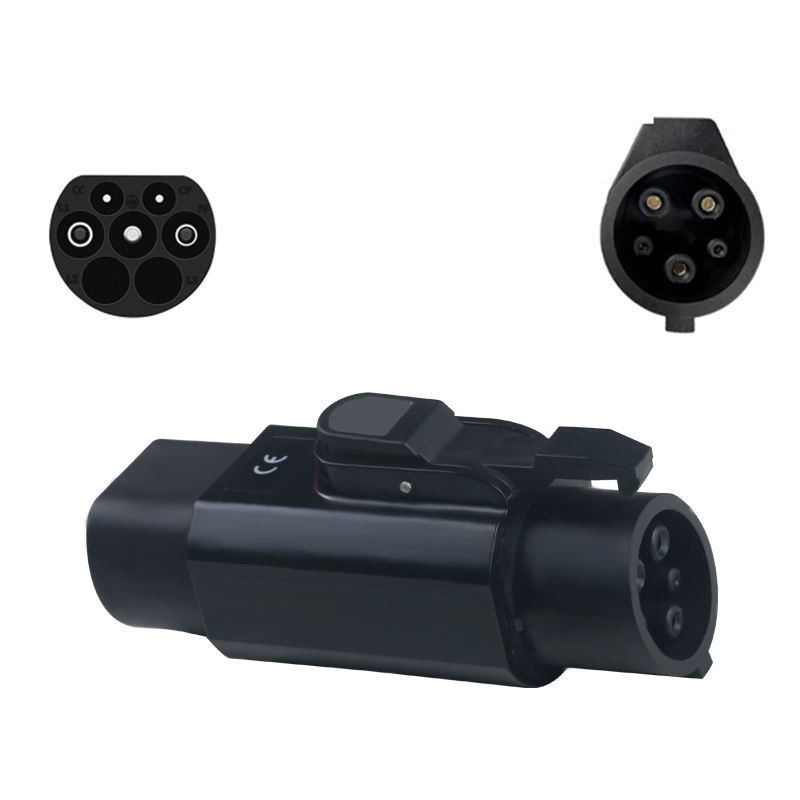 Typ2 do J1772 Adapter ładowania EV z łącznikiem ładowarki pojazdów elektrycznych typu 1 do 2