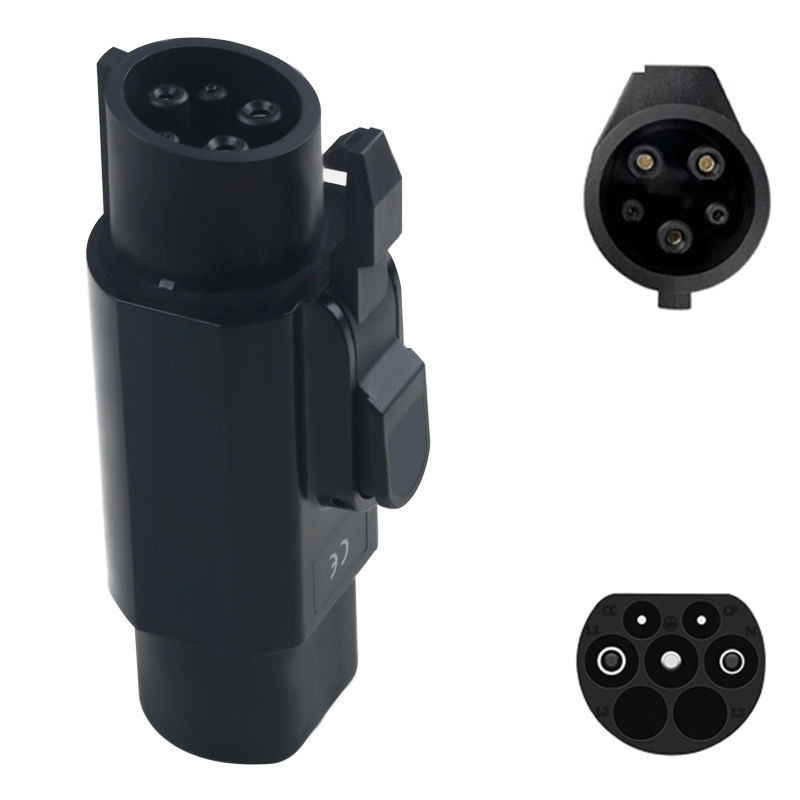 Typ2 do J1772 Adapter ładowania EV z łącznikiem ładowarki pojazdów elektrycznych typu 1 do 2