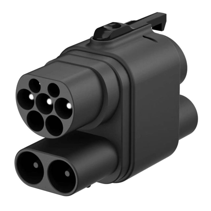 Fabryczny bezpośredni 200kw adapter do ładowania prądu stałego CCS2 do CCS1 konektor EV do szybkiego ładowania CCS2 do CCS1 adapter