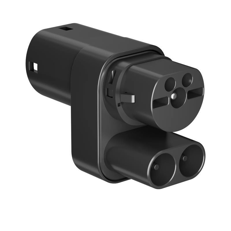 Ev Adaptor Ładowarka Adaptor Ładowanie pojazdów elektrycznych TPC CCS2 TO Type2 Dla Tesli Model 3/s/x/y