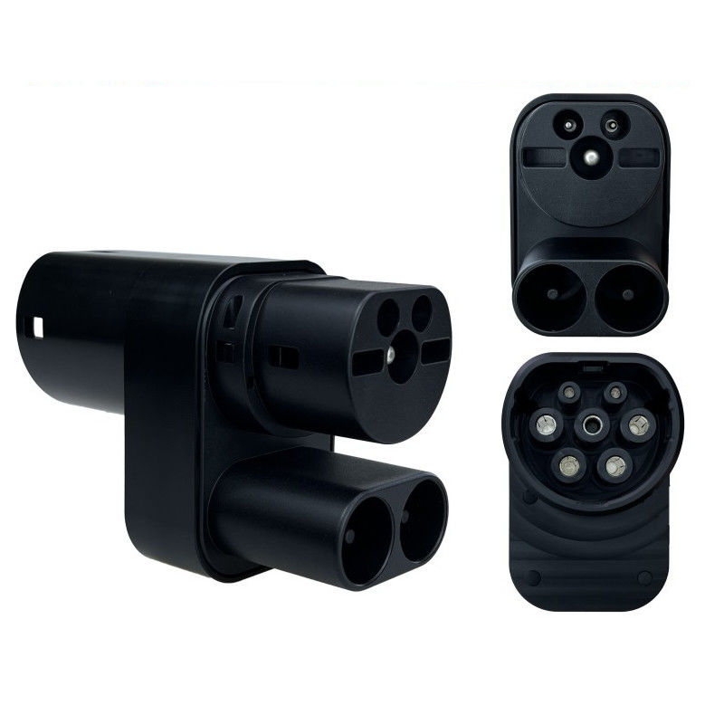 Ev Adaptor Ładowarka Adaptor Ładowanie pojazdów elektrycznych TPC CCS2 TO Type2 Dla Tesli Model 3/s/x/y