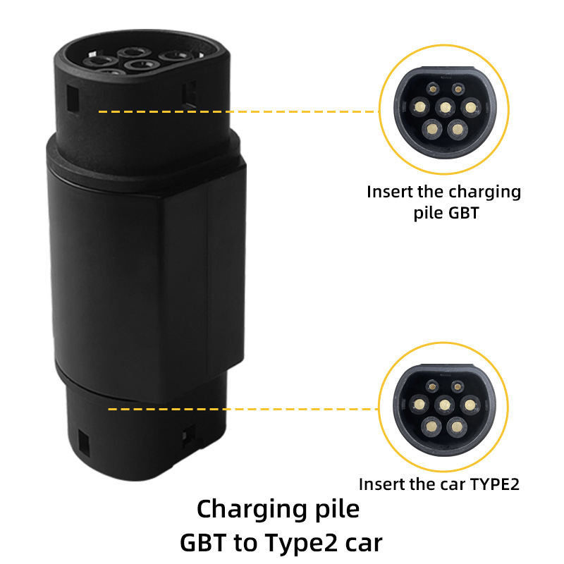 GBT do typu 2 IEC 62196 Adapter EV 200A max Ev Ładowanie GBT do typu 2
