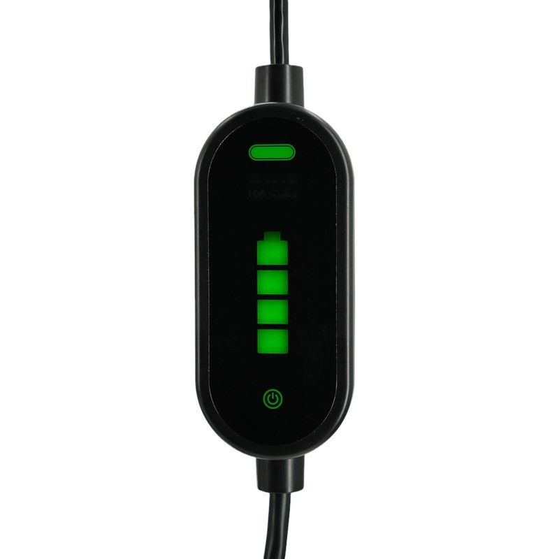 Przenośne ładowarki EV 7KW Tpe Jacket IEC 62196 Type2 2.4 Quot LCD CE TUV ROHS